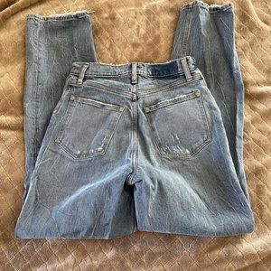 Abercrombie Curve Love 90’s ultra high rise straight jean